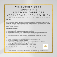 Tagungs- und Servicemitarbeiter (w/m/d) gesucht