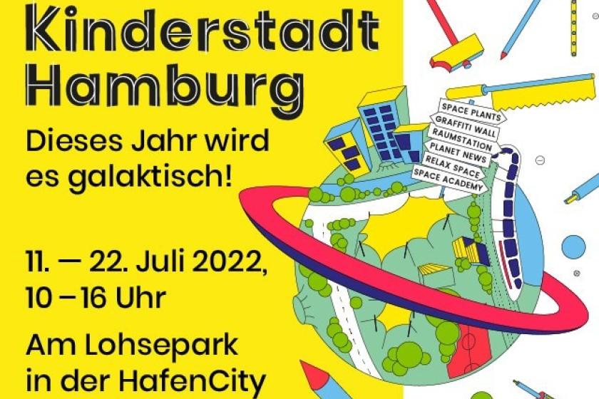 Kinderstadt Hamburg 2022 Grafik zur Kinderstadt Hamburg 2022